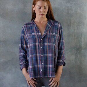 Frank & Eileen Size XS Plaid relaxed button up shirt